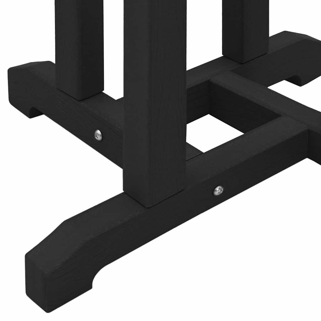 Bartisch Schwarz 55 x 55 x 107 cm Polyethylen