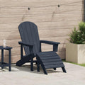 Adirondack-Stuhl Marineblau 82 x 74 x 92 cm HDPE