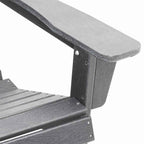 Adirondack-Stuhl Hellgrau 82 x 74 x 92 cm HDPE