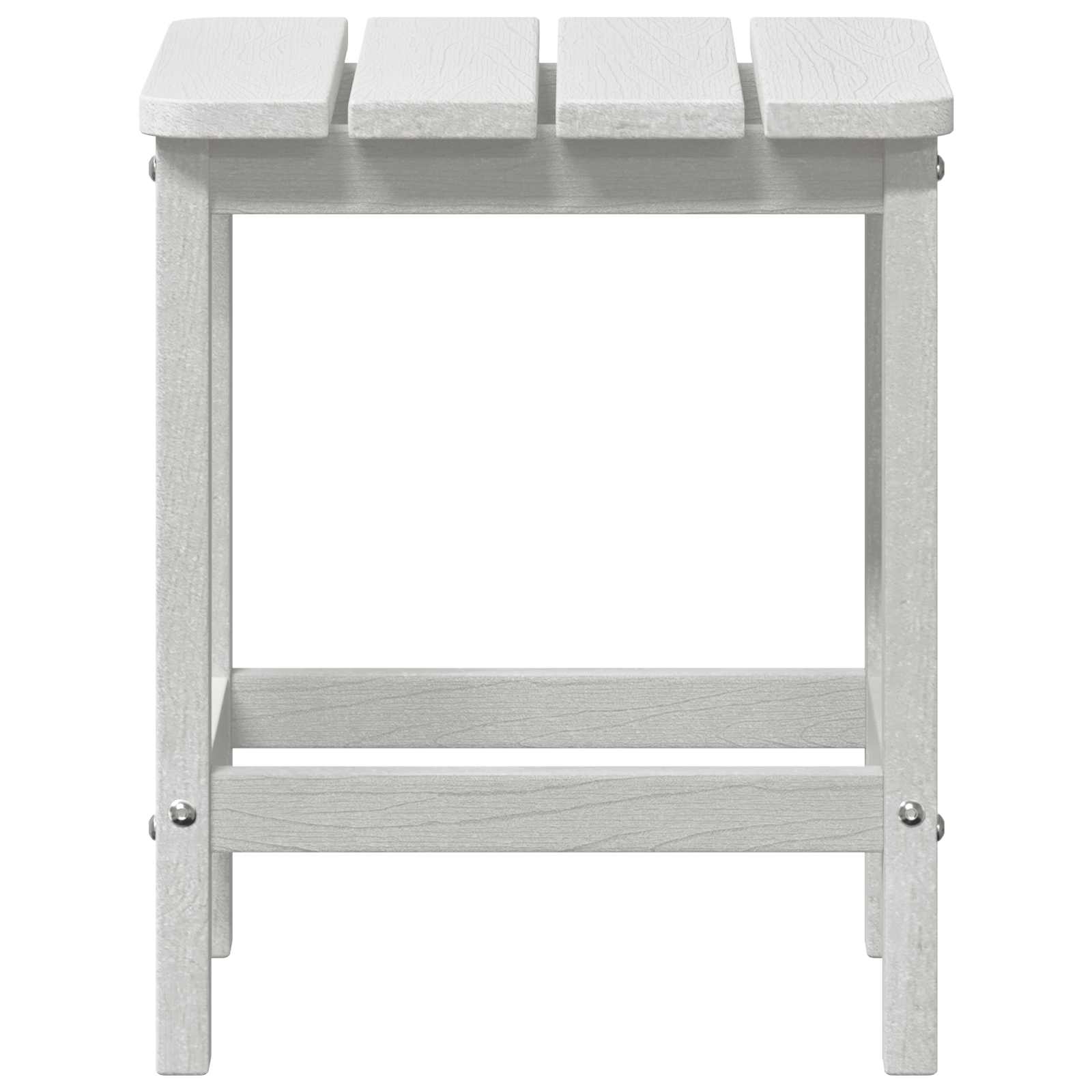 Beistelltisch Weiß 38 x 38 x 46 cm Polyethylen