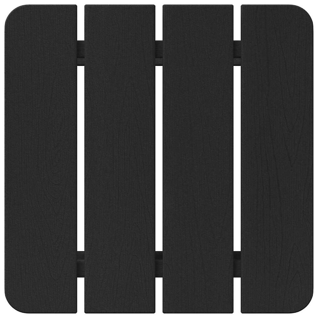 Beistelltisch Schwarz 38 x 38 x 46 cm Polyethylen