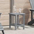 Beistelltisch Hellgrau 38 x 38 x 46 cm Polyethylen