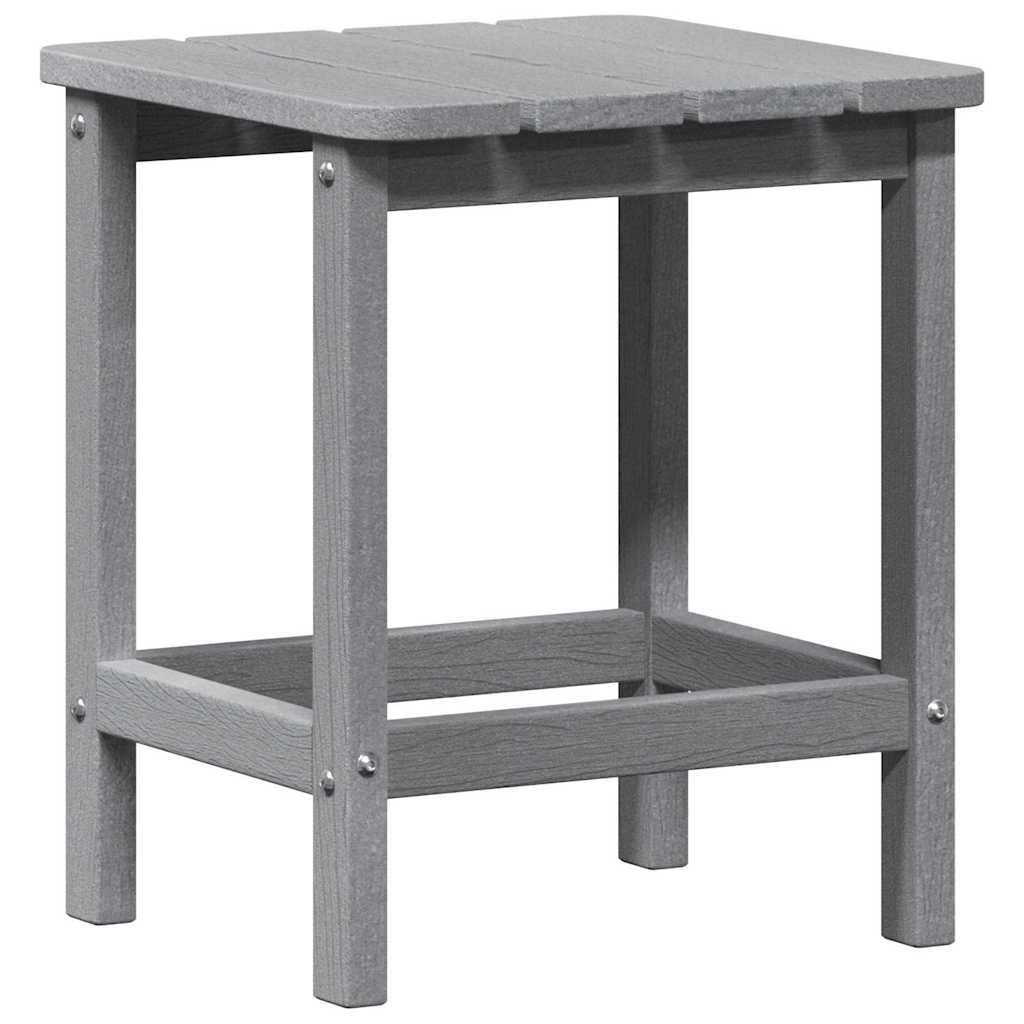 Beistelltisch Hellgrau 38 x 38 x 46 cm Polyethylen