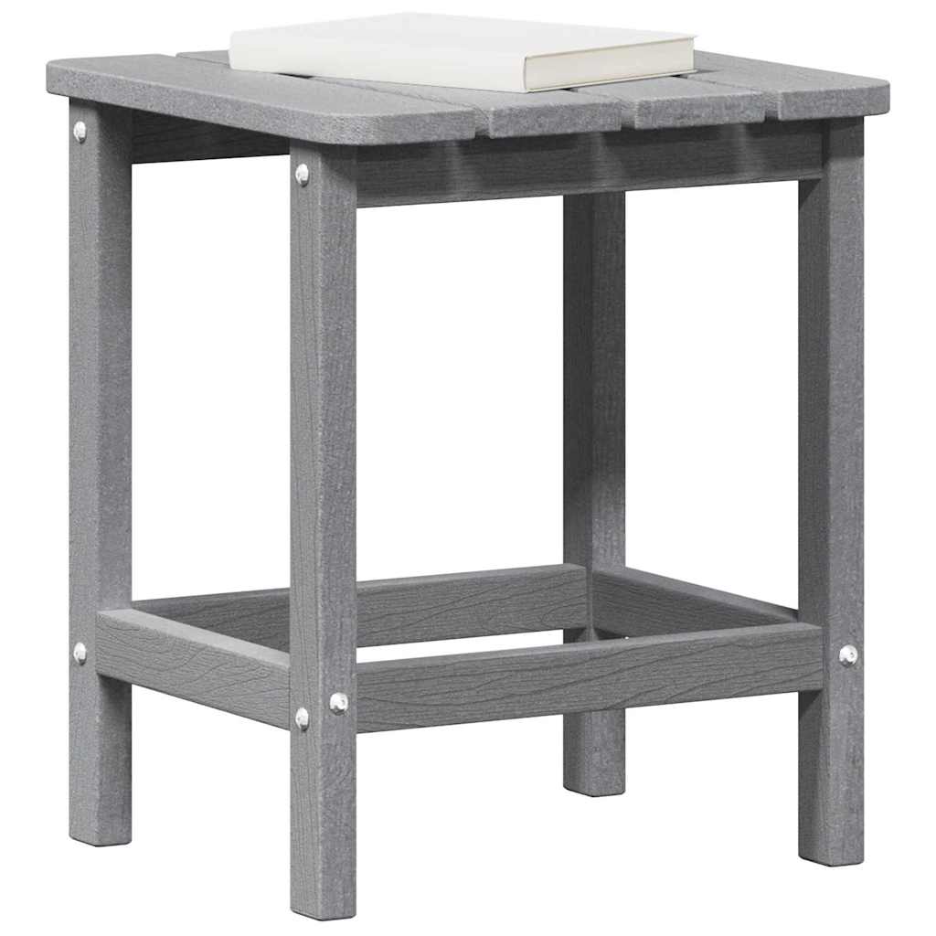 Beistelltisch Hellgrau 38 x 38 x 46 cm Polyethylen
