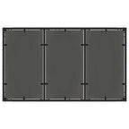 Garten Essgruppe 5 pcs Schwarz Poly-Rattan