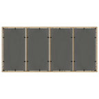 Garten Essgruppe 7 pcs Beige Poly-Rattan