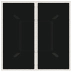 Garten Essgruppe 3 pcs Hellgrau Poly-Rattan