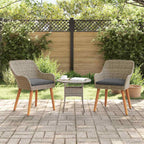Gartenstuhl 2 pcs Schwarz 62,5 x 55 x 82 cm Poly-Rattan