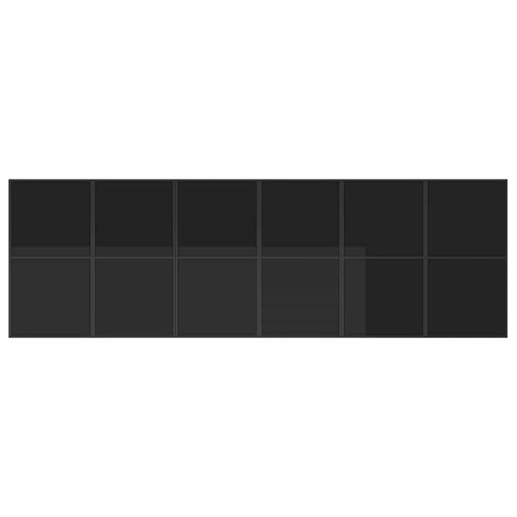 Garten Essgruppe 13 pcs Schwarz Stahl