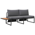 Garten Essgruppe 3 pcs Anthrazit Stahl
