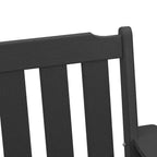 Gartenstuhl 4 pcs Schwarz 65,5 x 59 x 88 cm Polyethylen