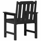 Gartenstuhl 4 pcs Schwarz 65,5 x 59 x 88 cm Polyethylen