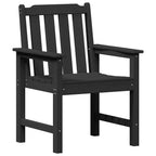 Gartenstuhl 6 pcs Schwarz 65,5 x 59 x 88 cm Polyethylen