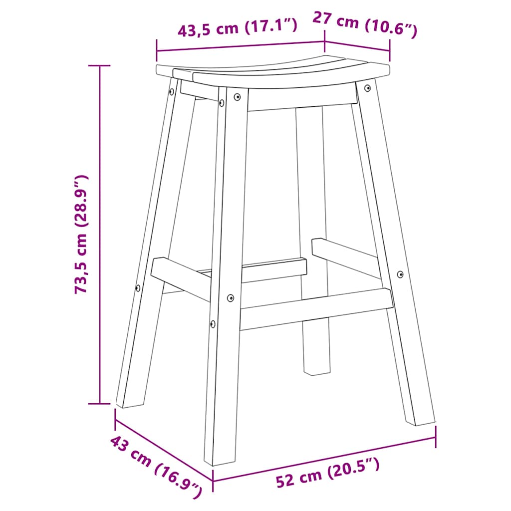 Garten Bar Set 6 pcs Weiß HDPE