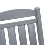 Schaukelstuhl 2 pcs Hellgrau 92 x 70 x 108 cm Polyethylen