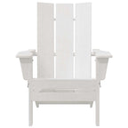 Gartenstuhl 2 pcs Weiß 80,5 x 74,5 x 92 cm Polyethylen