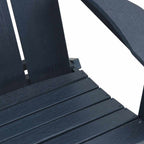 Gartenstuhl 2 pcs Marineblau 80,5 x 74,5 x 92 cm Polyethylen