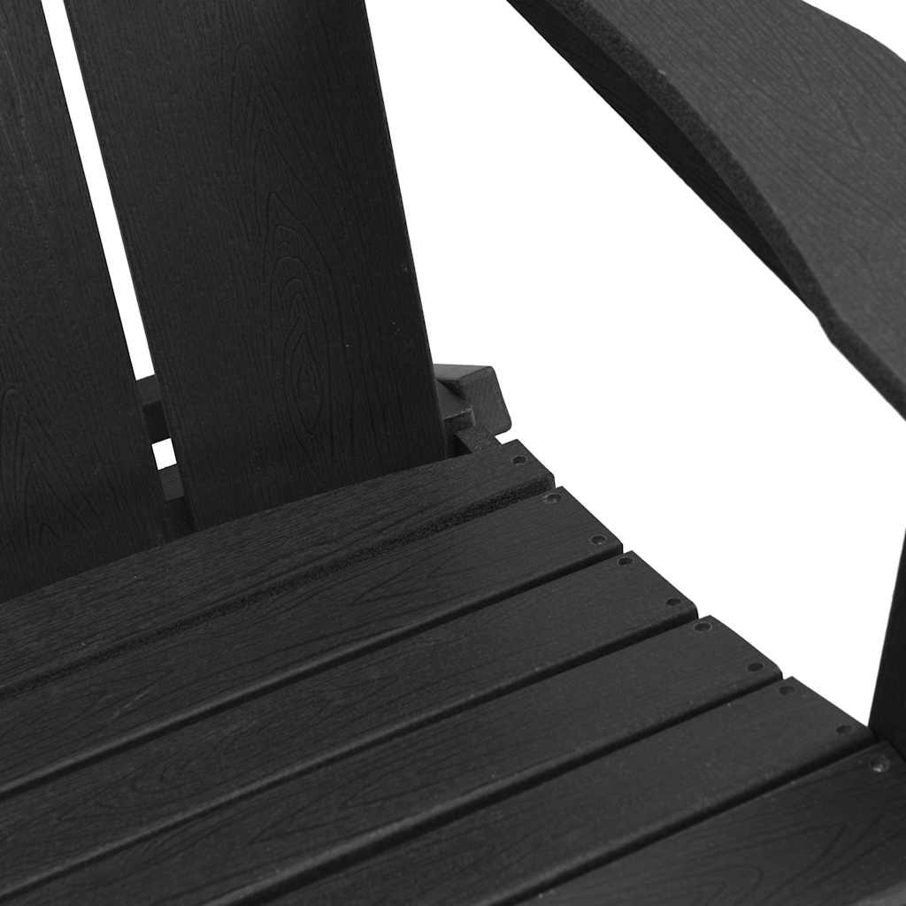 Gartenstuhl 2 pcs Schwarz 80,5 x 74,5 x 92 cm Polyethylen