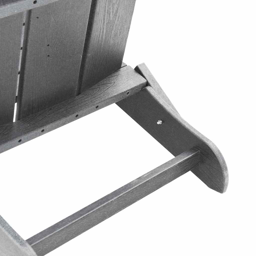 Gartenstuhl 2 pcs Hellgrau 80,5 x 74,5 x 92 cm Polyethylen