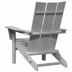 Gartenstuhl 2 pcs Hellgrau 80,5 x 74,5 x 92 cm Polyethylen