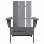 Gartenstuhl 2 pcs Hellgrau 80,5 x 74,5 x 92 cm Polyethylen