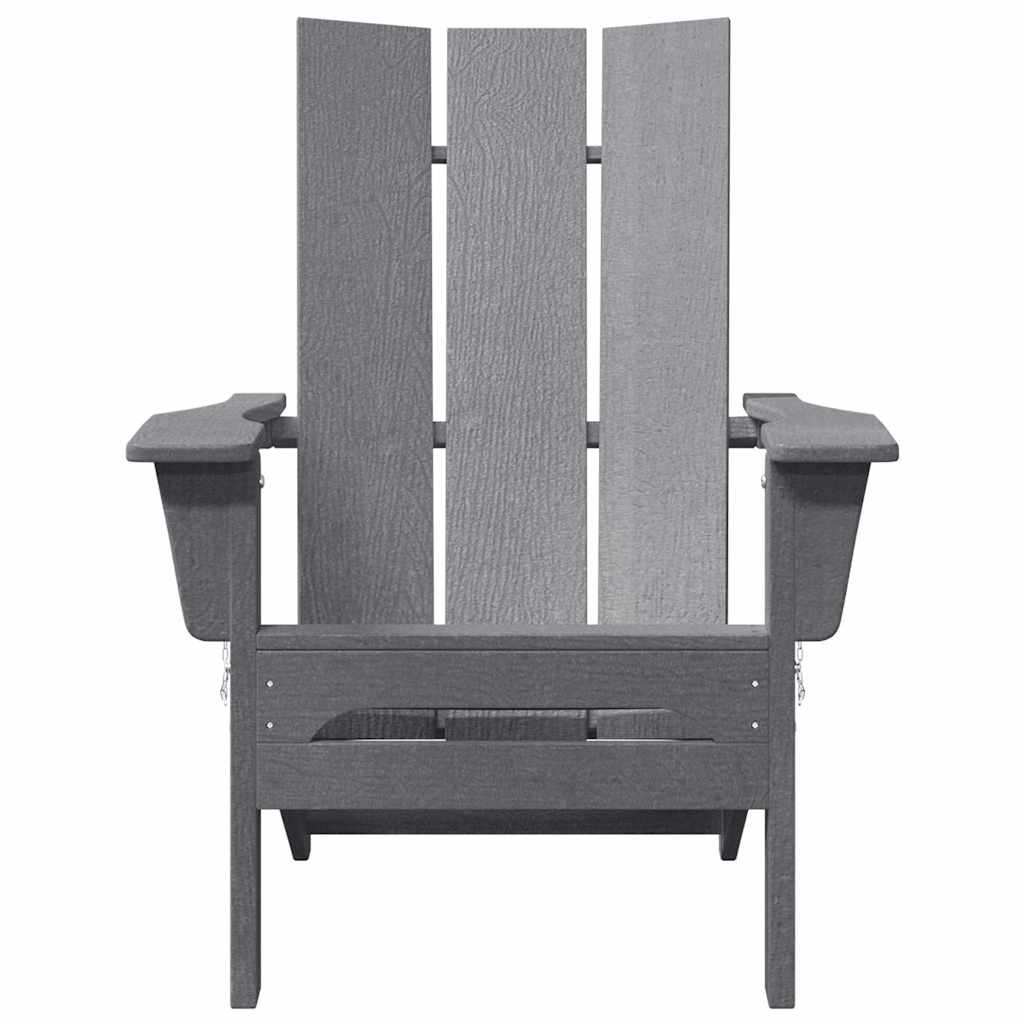 Gartenstuhl 2 pcs Hellgrau 80,5 x 74,5 x 92 cm Polyethylen