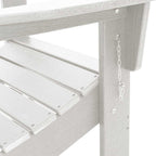 Gartenstuhl 3 pcs Weiß 80,5 x 74,5 x 92 cm Polyethylen