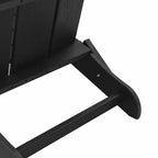 Gartenstuhl 3 pcs Schwarz 80,5 x 74,5 x 92 cm Polyethylen