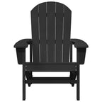 Gartenstuhl 2 pcs Schwarz 82 x 74 x 92 cm Polyethylen