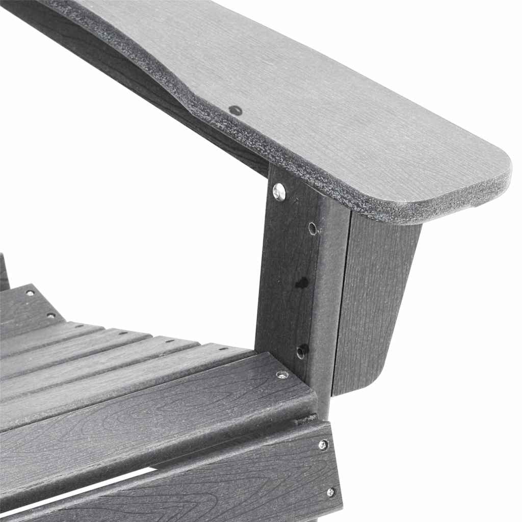 Gartenstuhl 2 pcs Hellgrau 82 x 74 x 92 cm Polyethylen