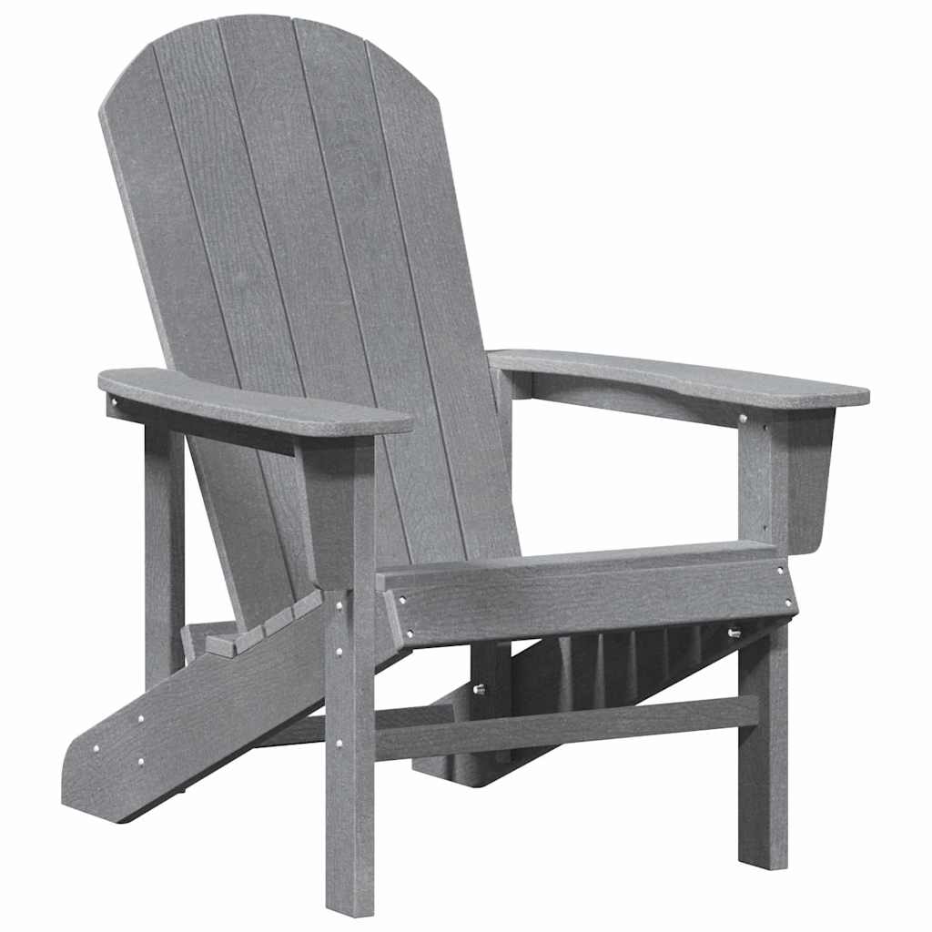 Gartenstuhl 2 pcs Hellgrau 82 x 74 x 92 cm Polyethylen