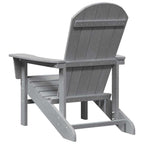 Gartenstuhl 2 pcs Hellgrau 82 x 74 x 92 cm Polyethylen