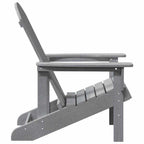Gartenstuhl 2 pcs Hellgrau 82 x 74 x 92 cm Polyethylen