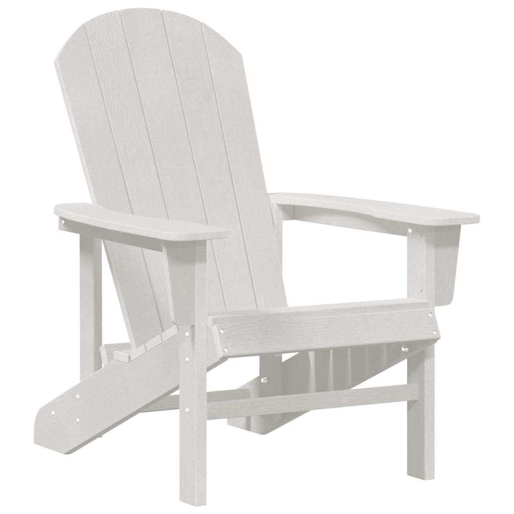 Gartenstuhl 3 pcs Weiß Polyethylen