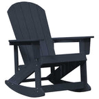 Adirondack Schaukelstühle 2 pcs Marineblau HDPE
