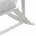 Garten-Lounge-Set 3 pcs Weiß HDPE