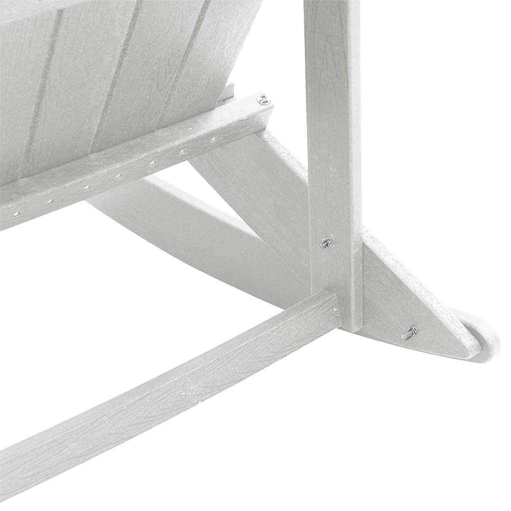 Garten-Lounge-Set 3 pcs Weiß HDPE