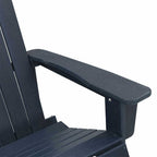 Garten-Lounge-Set 3 pcs Marineblau HDPE