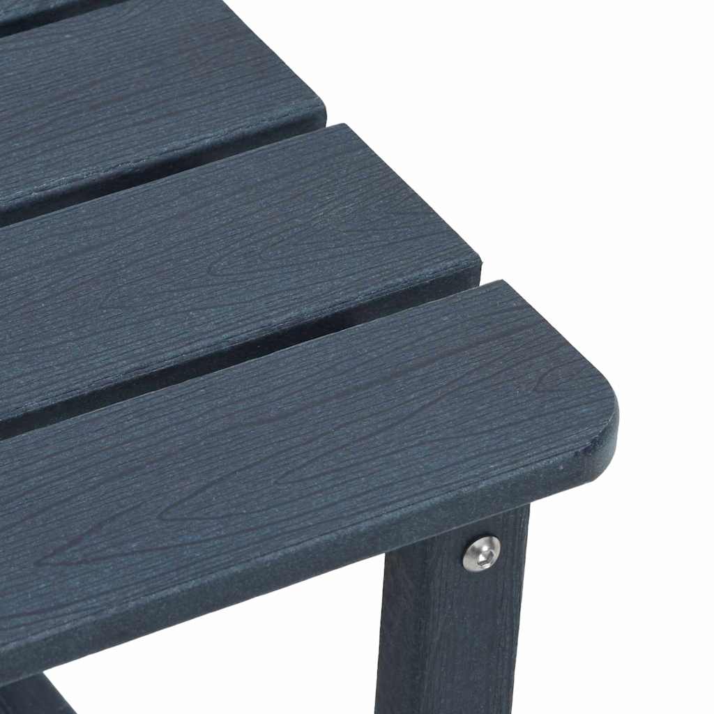 Garten-Lounge-Set 3 pcs Marineblau HDPE