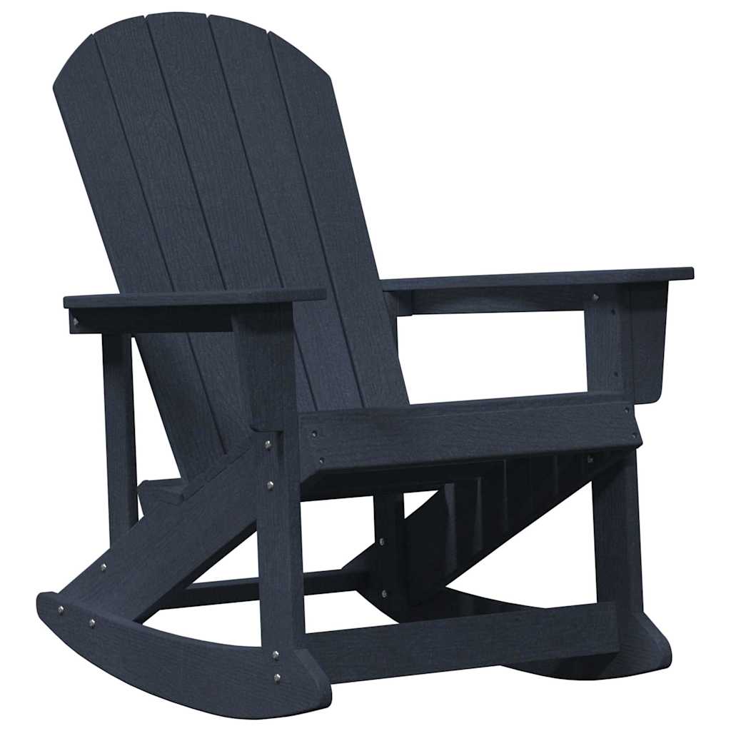 Garten-Lounge-Set 3 pcs Marineblau HDPE