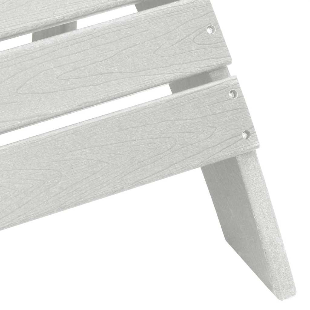 Gartenstuhl 2 pcs Weiß 83 x 74 x 92 cm Polyethylen