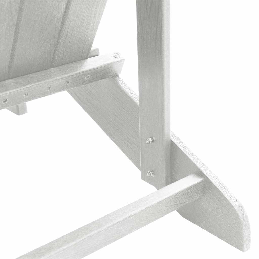 Gartenstuhl 2 pcs Weiß 83 x 74 x 92 cm Polyethylen