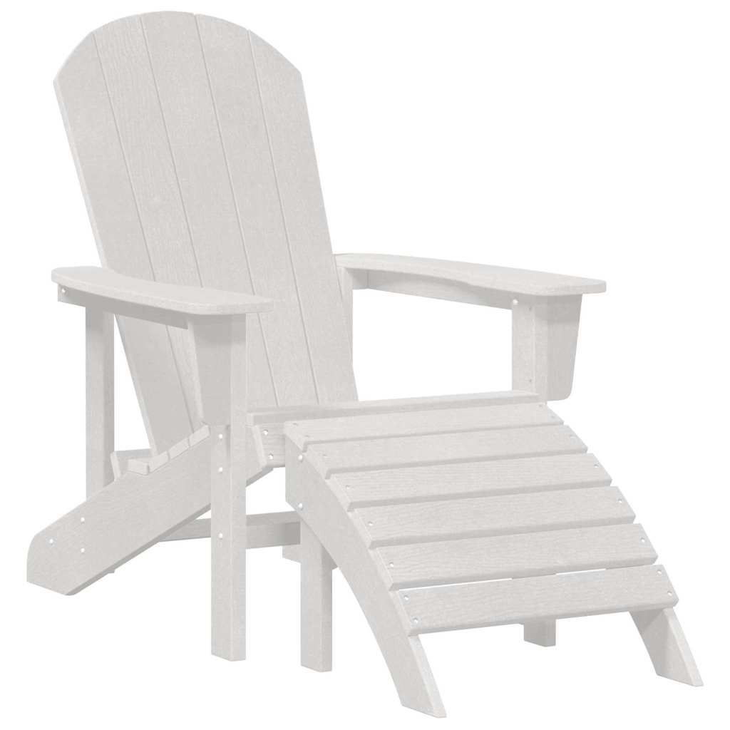 Gartenstuhl 2 pcs Weiß 83 x 74 x 92 cm Polyethylen