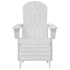 Gartenstuhl 2 pcs Weiß 83 x 74 x 92 cm Polyethylen