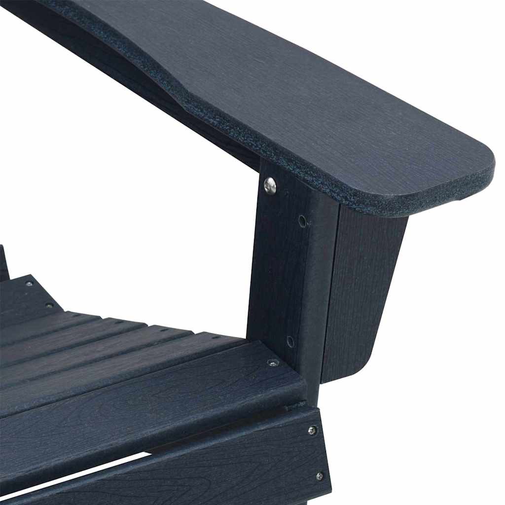 Gartenstuhl 2 pcs Marineblau 83 x 74 x 92 cm Polyethylen
