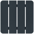 Gartenstuhl 3 pcs Marineblau Polyethylen
