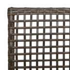 Gartenstuhl mit Kissen 2 pcs Braun 55 x 53 x 85 cm Poly-Rattan
