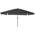 Garten-Sonnenschirm Anthrazit 394 x 394 x 248 cm