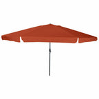 Garten-Sonnenschirm Terrakotta 394 x 394 x 248 cm