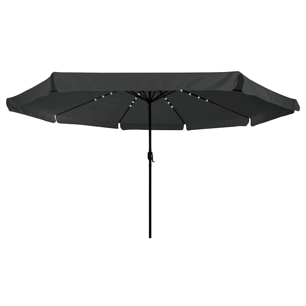 Garten-Sonnenschirm Anthrazit 395 x 395 x 245 cm Polyester